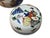Oriental Color Family Gathering Graphic White Base Porcelain Jar For Sale - Image 9 of 18