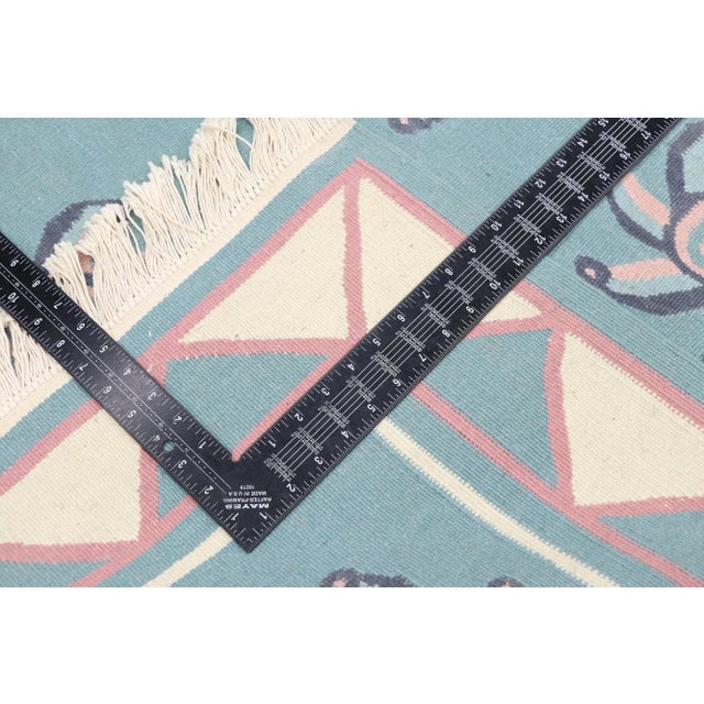 Late 20th Century Vintage Romanian Kilim Rug - 04'02 X 06'00 For Sale - Image 5 of 9