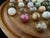 African Vintage Wooden Peg Solitaire Game Set 37 Semi Precious Gemstone Mineral Marbles For Sale - Image 3 of 15