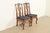 Henredon Henredon Georgian Carved Oak and Cane Side Chairs or Dining Chairs, Pair For Sale - Image 4 of 17