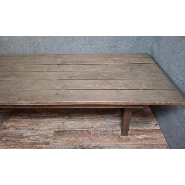 Large Farmhouse Table in Wood, 1800s For Sale - Image 9 of 10