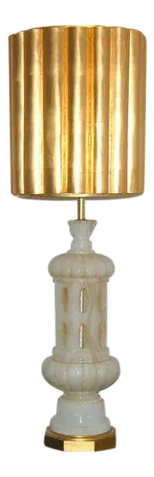 Marbro Alabaster Lamp White Large