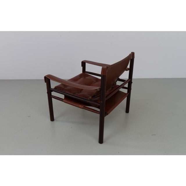 Brown Sirocco Safari Lounge Chair in Rosewood by Arne Norell for Aneby Mobler, Sweden, 1970s For Sale - Image 12 of 18