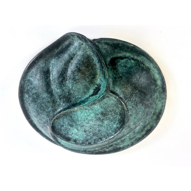 Metal Vintage Austrian Brass Ashtray by Franz Hagenauer, 1950s For Sale - Image 7 of 11