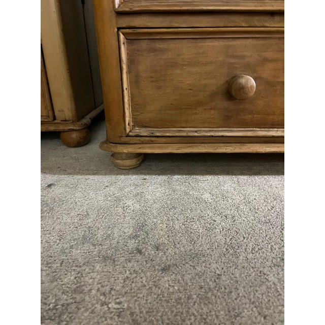 Brown Mid 19th Century Antique English Pine Chest For Sale - Image 8 of 10