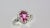 Pink Sapphire and Diamond Ring Size 6.5 For Sale - Image 4 of 9