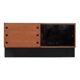 Sideboard by Pierre Guariche, Michel Mortier, and Joseph-André Motte ARP for Minvielle by Pierre Guariche, 1950s For Sale