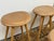 Space Copenhagen for Mater Soaped Oak Wood Counter Stools, Set of Four For Sale - Image 11 of 12