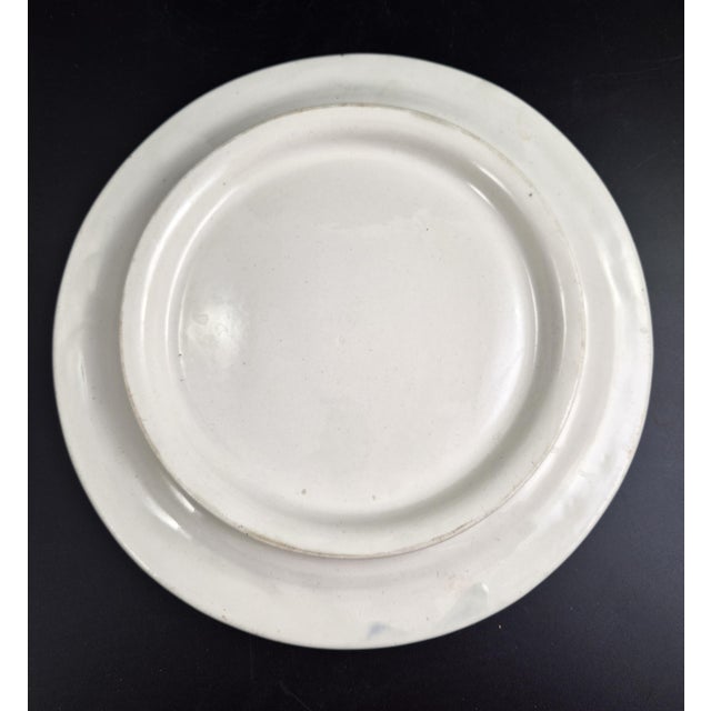 Antique Victorian White Ironstone Cheese Dome and Stand in Wheat and Lattice, 1875 For Sale - Image 9 of 16