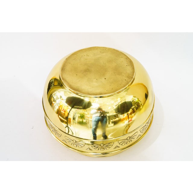 Gold Art Deco Palm Pot, Vienna, 1920s For Sale - Image 8 of 10