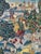 French Screen-Printed Silk Tapestry with Enchanted Park in the style of Aubusson, 1950s For Sale - Image 12 of 18