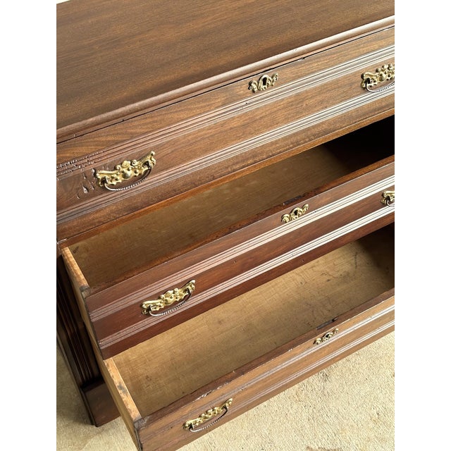 Antique Eastlake Wooden Chest of Drawers For Sale - Image 13 of 18