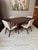 Vintage Walnut "Gate Leg" Dining Table With Drop Leaves After George Nelson for Herman Miller For Sale - Image 15 of 16