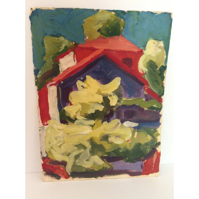 Two Richard Snyder oils on paper. Provenance: the Richard Snyder Estate , purchased at auction. Estate stamp verso on the...