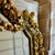 Glass French Style Gold Leaf Woman Floor Mirror For Sale - Image 7 of 8