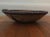 African Hand-Made Round Basket, 11 In. Diameter, Natural and Black For Sale - Image 4 of 6