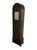 A handsome vintage Herschede Hall grandfather clock featuring a beautifully proportioned walnut case with arched bonnet...
