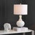 2020s Gourd Table Lamp in Off White - a Pair For Sale - Image 5 of 8