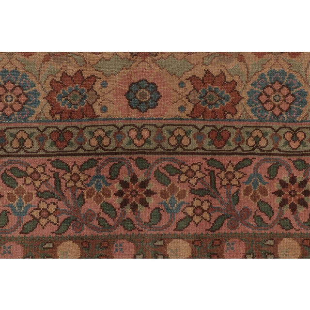 Traditional Oversized Antique 20th Century English Needlepoint Rug in Brown - Rug & Kilim For Sale - Image 3 of 9