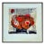 Mid Century Apple Abstracted Still Life by Anna Ballarian For Sale