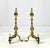 Pair of Vintage Brass Urn & Spiral Federal Style Flame Top Andirons – Claw & Ball Feet For Sale - Image 4 of 13