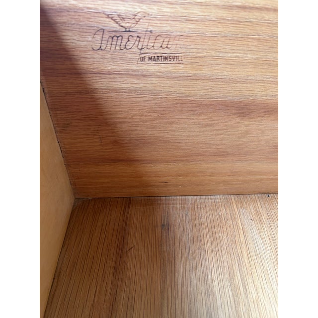 Wood 1960s Complete Restoration American of Martinsville Credenza/Buffet For Sale - Image 7 of 9