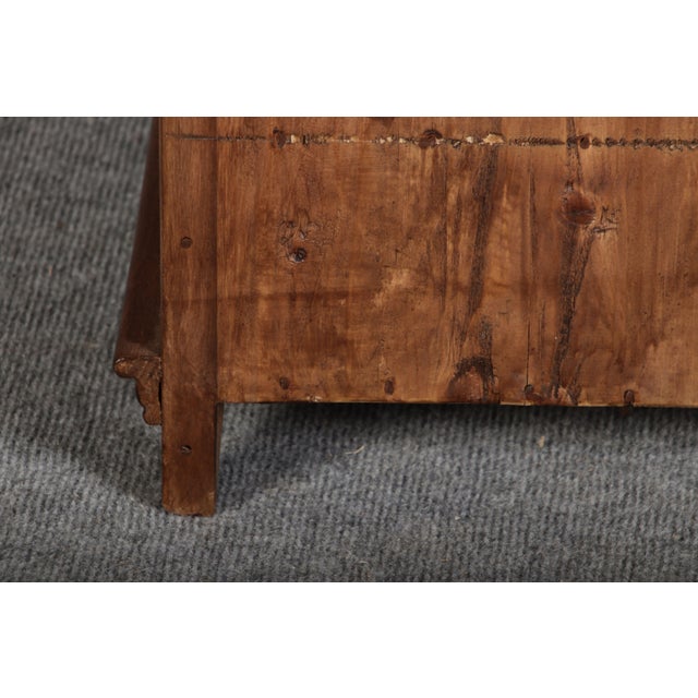 Small Antique Baroque Walnut Wall Cabinet, 1750s For Sale - Image 13 of 18