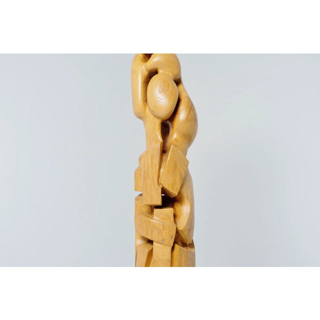 Abstract Totem Sculpture by R. Van T Zelfde, 1970s For Sale - Image 11 of 13