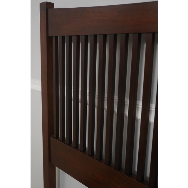 Stickley Mission Cherry Queen Size Spindle Bed For Sale In Philadelphia - Image 6 of 16