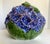 1970s Italian Sculptural Hydrangea Ceramic Tureen With Leaf Ladle For Sale - Image 12 of 12