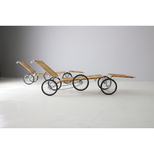 F41 Chaise Longue on Wheels by Marcel Breuer, 1984, in Very Good conditions. Designed 1920 to 1949 I have official proof...