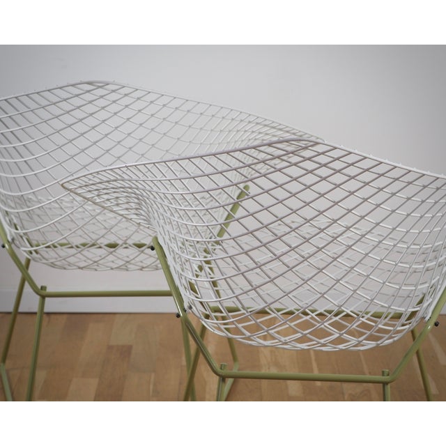 Mid-Century Modern Diamond Chairs by Harry Bertoia for Knoll International, 1980s, Set of 2 For Sale - Image 3 of 17