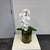 Savage London Painted Tole Canister + Faux Orchid Arrangement, 19th-Century For Sale - Image 9 of 12