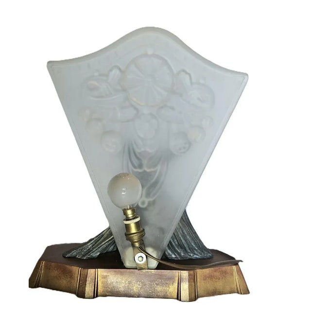 French Art Deco Balloon Dancer Lamp, 1930s For Sale - Image 9 of 18