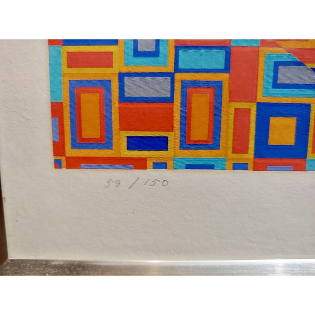 Tohsinobu Onosato -Movement of Circles Signed Lithograph For Sale In Los Angeles - Image 6 of 9