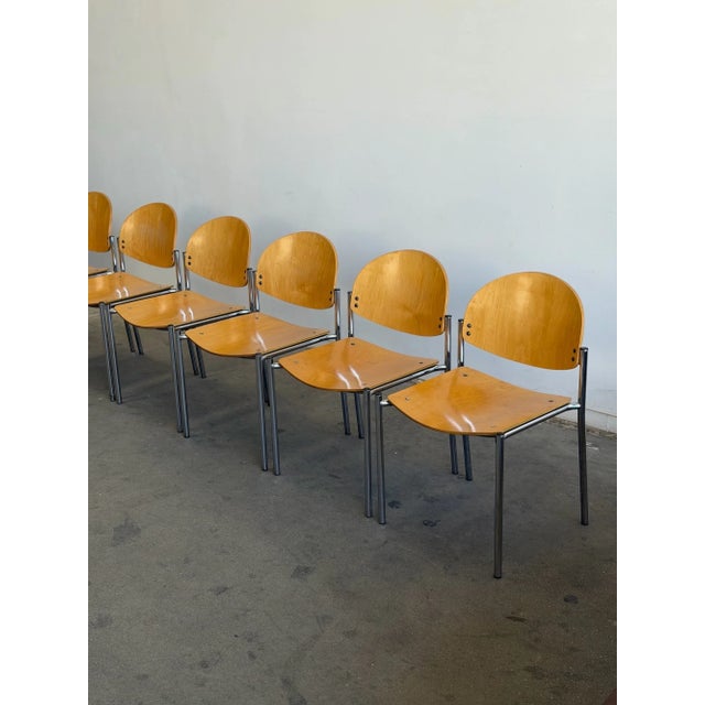 Post Modern Dining Chairs - Set of Six For Sale In Los Angeles - Image 6 of 18