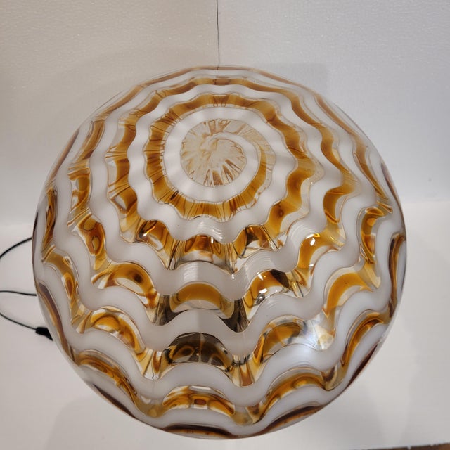 Vintage Italian Table Lamp in Murano Glass, 1970s For Sale - Image 10 of 18