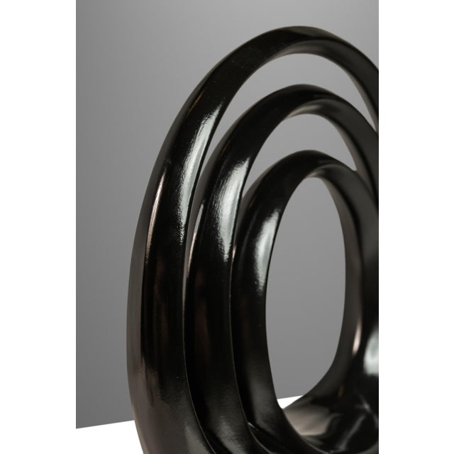 Post Modern Art Deco Sculpture in Porcelain, Usa, C. 1980s For Sale - Image 10 of 11