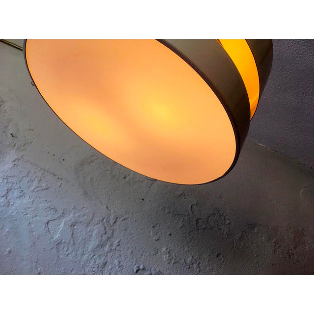 Vintage Danish Lamp in Metal and Acrylic, 1970s For Sale - Image 3 of 5
