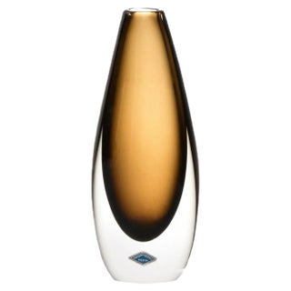 Swedish Crystal Vase from Karlskoga For Sale