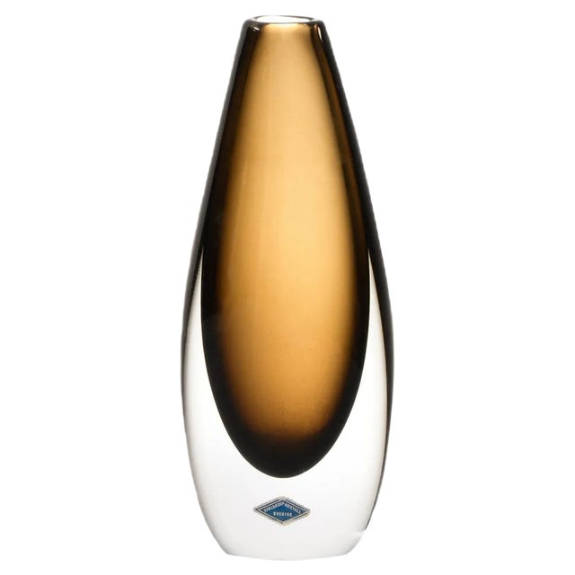 Swedish Crystal Vase from Karlskoga For Sale