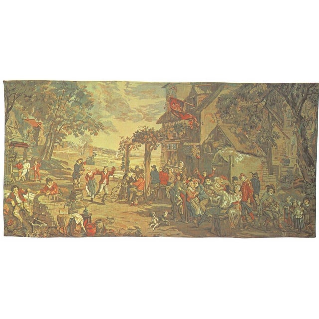This beautiful tapestry is Silkscreened (also known as serigraphed) onto an irregularly woven fabric made from wool,...
