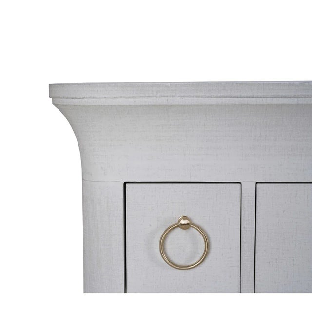 Large Linen Wrapped Dresser For Sale In Greensboro - Image 6 of 9