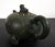 Chinese Yixing Zisha lotus flower frogs teapot, a finely formed, olive green, teapot in the shape of a lotus flower with a...