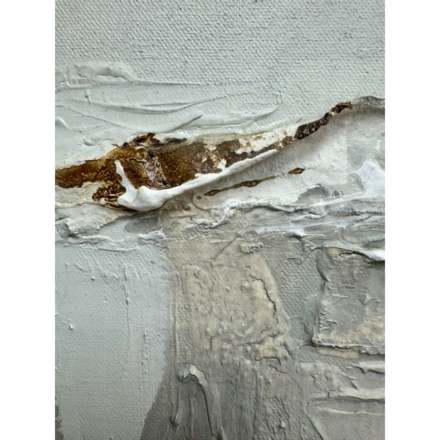 Sculpture Materials 1981 Organic Modernist Mixed Media Abstract Painting For Sale - Image 7 of 11