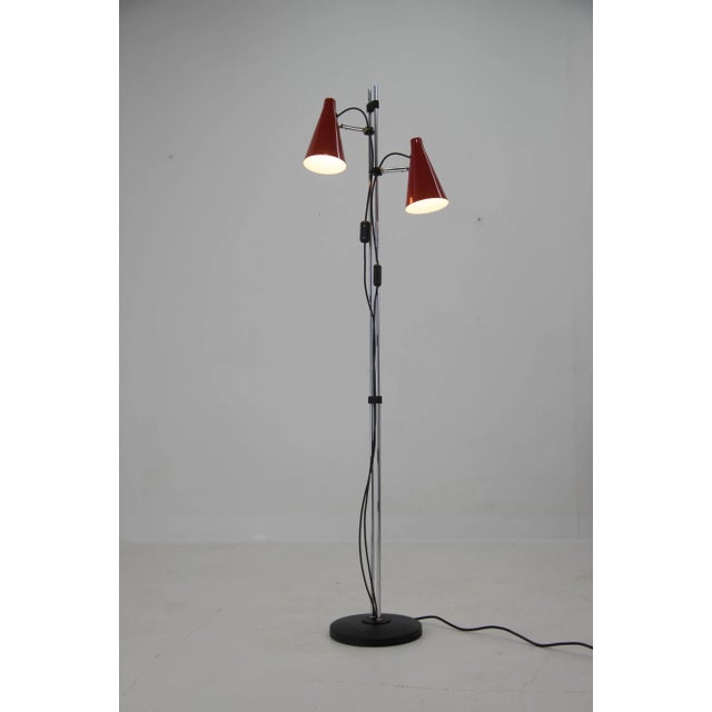 Josef Hurka Floor Lamp attributed to Hurka for Lidokov, 1960s For Sale - Image 4 of 12