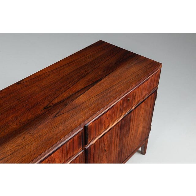 Brown Model 5 Sideboard in Rosewood by Gunni Omann for Omann Jun, Denmark, 1960 For Sale - Image 8 of 15