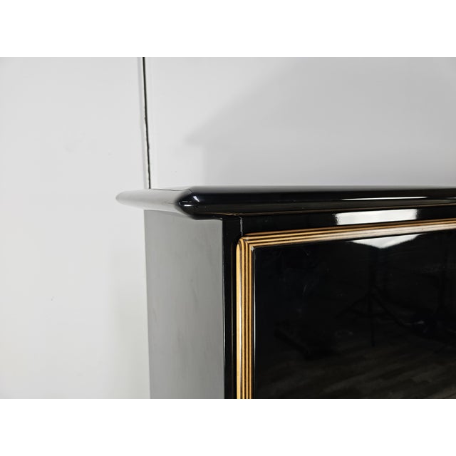 Sideboard in Lacquered Wood with Illuminated Compartment by Pierre Cardin, 1970 For Sale - Image 4 of 18