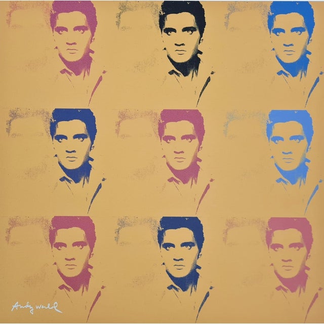 Printmaking Materials After Andy Warhol, Elvis Presley, 1980s, Lithograph For Sale - Image 7 of 10