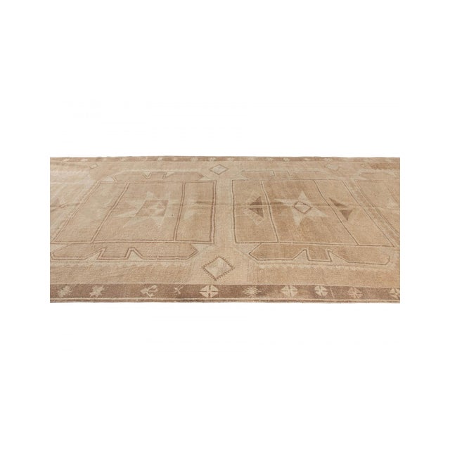 Washed Out Turkish Wool Rug - 6`4 For Sale - Image 4 of 6